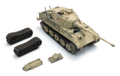 Artitec 6870651 - H0 - Tiger II Eisenbahntransport Wehrmacht - gelb